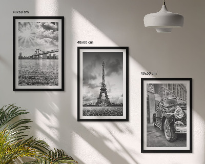 Set tablouri pentru dormitor Vederi ale orașului, poduri, Turnul Eiffel