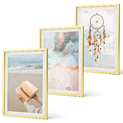 Set tablouri decorative Carte boho abstractă a mării
