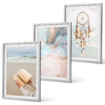 Set tablouri decorative Carte boho abstractă a mării