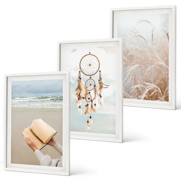 Set de tablouri pentru dormitor cu peisaje boho liniștite de vară