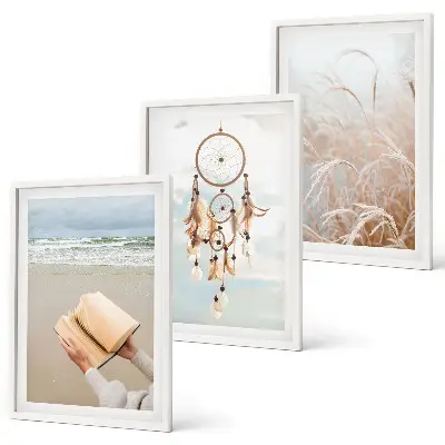Set de tablouri pentru dormitor cu peisaje boho liniștite de vară