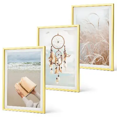 Set de tablouri pentru dormitor cu peisaje boho liniștite de vară