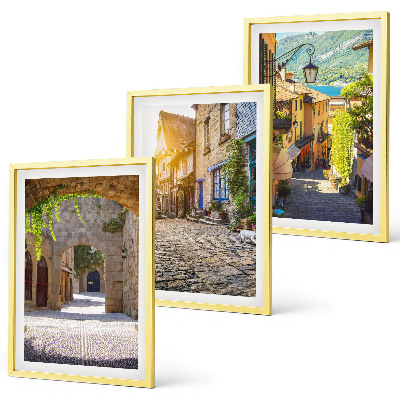 Set tablouri decorative Străzi fermecătoare din piatră