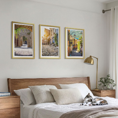 Set tablouri decorative Străzi fermecătoare din piatră