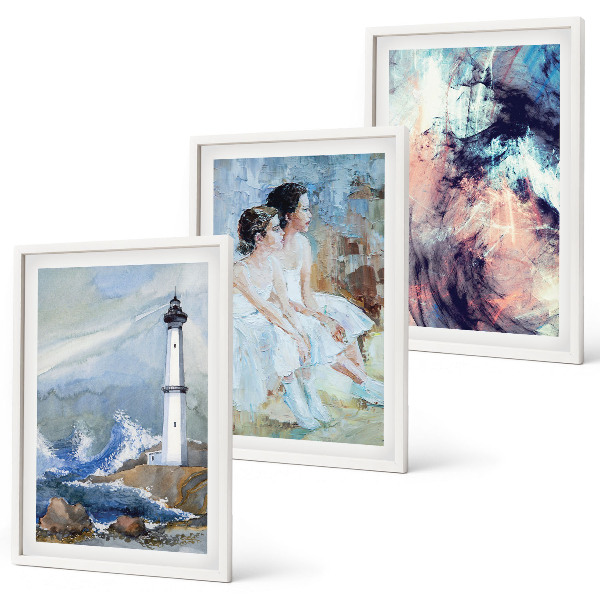 Set tablouri decorative Dansator abstract de far