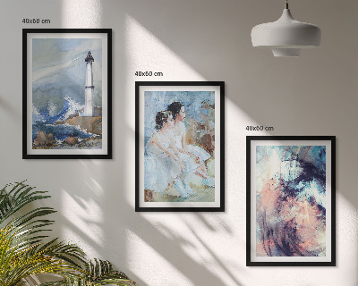 Set tablouri decorative Dansator abstract de far