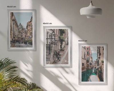 Set tablouri decorative Străzile pe apă ale Veneției