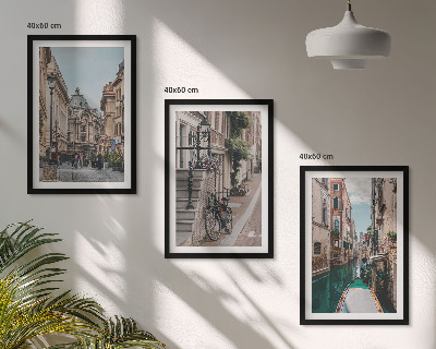 Set tablouri decorative Străzile pe apă ale Veneției