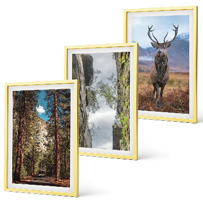 Set tablouri pentru dormitor drum pădure munți cerb natură