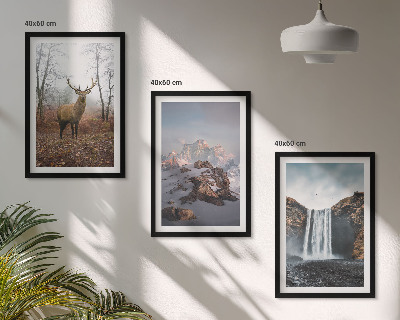 Set tablouri decorative Peisaje montane sălbatice