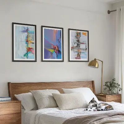 Set de tablouri pentru dormitor cu compoziții de pictură abstractă