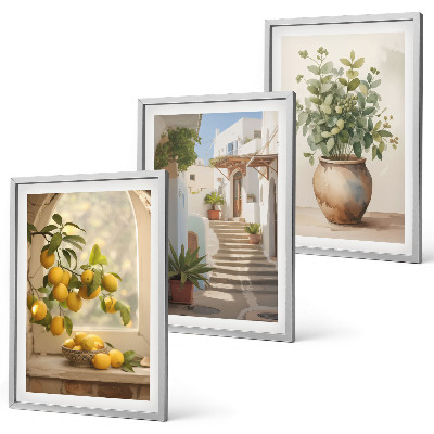 Set tablouri pentru dormitor Lămâi într-o vază de plante