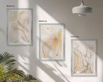 Set tablouri pentru dormitor cu modele abstracte subtile