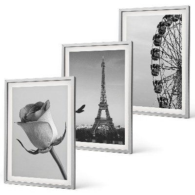 Set tablouri pentru dormitor Roată Ferris Turnul Eiffel Rose