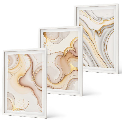 Set tablouri decorative Motive abstracte liniare