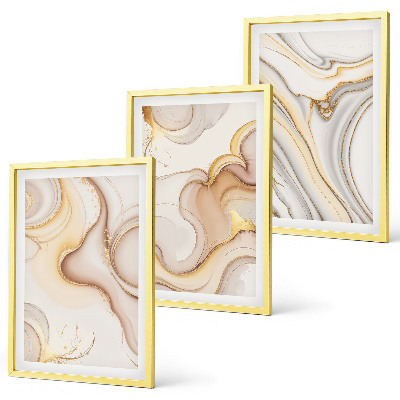 Set tablouri decorative Motive abstracte liniare