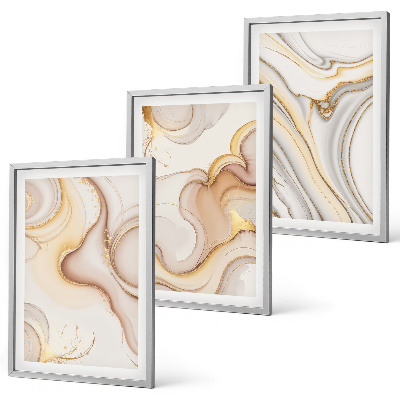 Set tablouri decorative Motive abstracte liniare