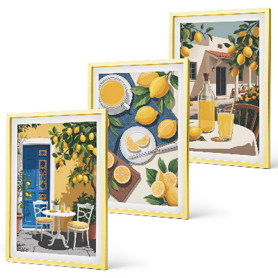 Set tablouri decorative Limonadă Patio Sun