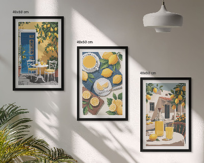 Set tablouri decorative Limonadă Patio Sun