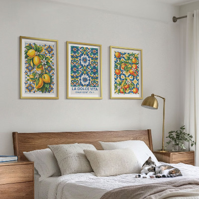 Set tablouri decorative Rezumate colorate de citrice