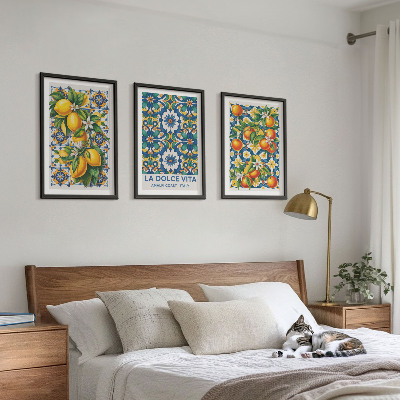Set tablouri decorative Rezumate colorate de citrice