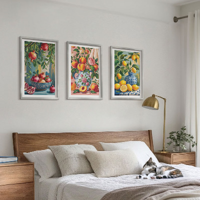 Set tablouri decorative Compoziții de fructe de rodie