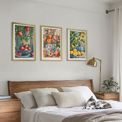 Set tablouri decorative Compoziții de fructe de rodie