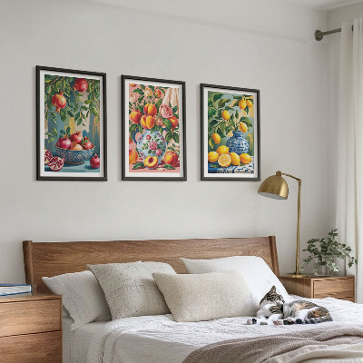 Set tablouri decorative Compoziții de fructe de rodie