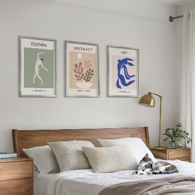 Set tablouri pentru dormitor Figurile elegante de plante ale lui Matisse