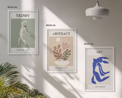 Set tablouri pentru dormitor Figurile elegante de plante ale lui Matisse