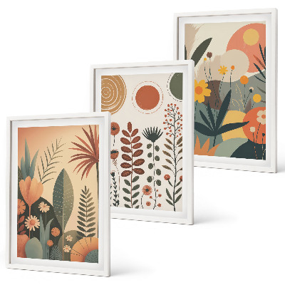 Set tablouri decorative Modele de plante Boho în natură