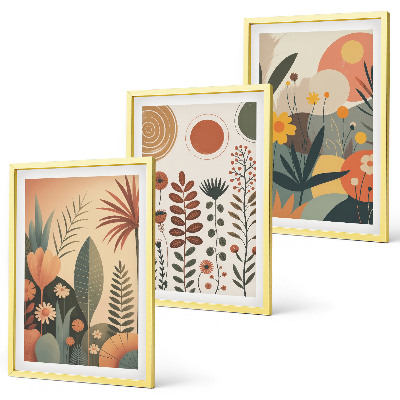 Set tablouri decorative Modele de plante Boho în natură