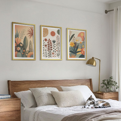 Set tablouri decorative Modele de plante Boho în natură