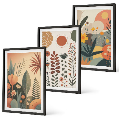 Set tablouri decorative Modele de plante Boho în natură