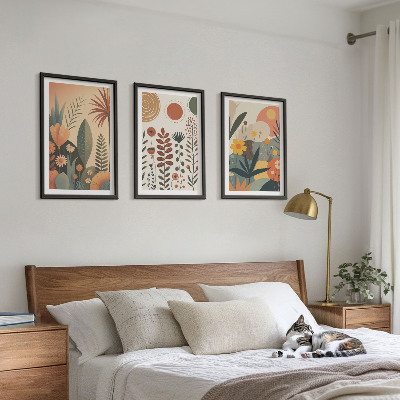 Set tablouri decorative Modele de plante Boho în natură