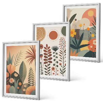 Set tablouri decorative Modele de plante Boho în natură