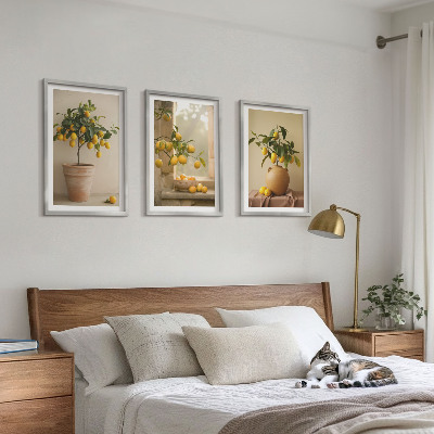 Set tablouri decorative Lămâi în ghivece