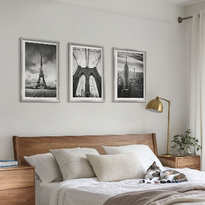 Set tablouri decorative Turnuri de pod monocromatice
