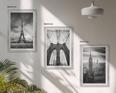 Set tablouri decorative Turnuri de pod monocromatice