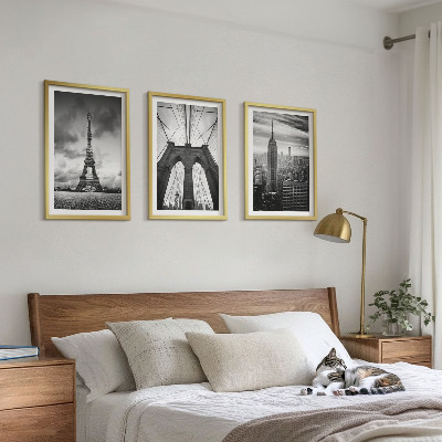 Set tablouri decorative Turnuri de pod monocromatice