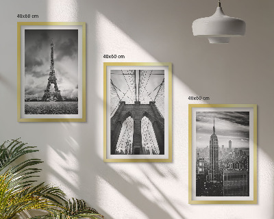 Set tablouri decorative Turnuri de pod monocromatice