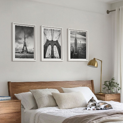 Set tablouri decorative Turnuri de pod monocromatice