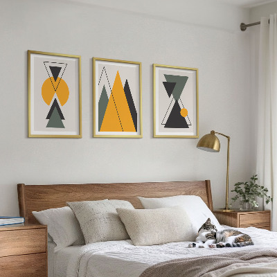 Set tablouri decorative Forme geometrice abstracte