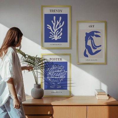 Set tablouri decorative Posterele abstracte ale lui Matisse