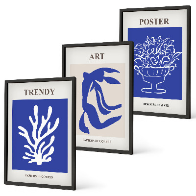 Set tablouri decorative Posterele abstracte ale lui Matisse