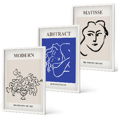 Set tablouri pentru dormitor Posterele moderne ale lui Matisse