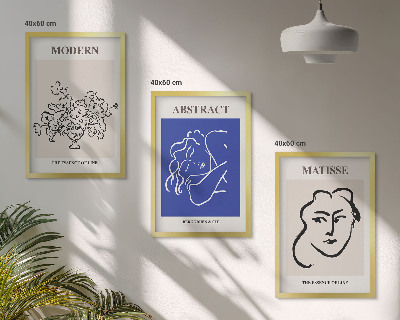 Set tablouri pentru dormitor Posterele moderne ale lui Matisse