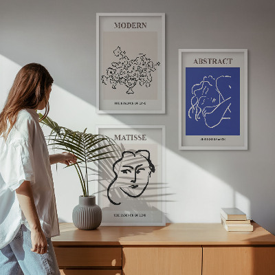 Set tablouri pentru dormitor Posterele moderne ale lui Matisse