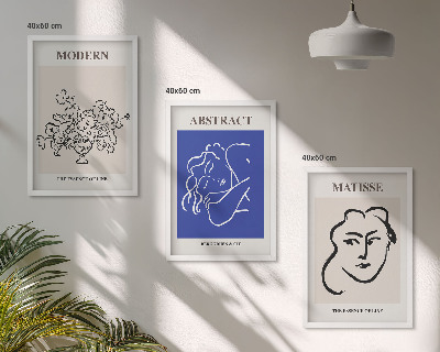 Set tablouri pentru dormitor Posterele moderne ale lui Matisse
