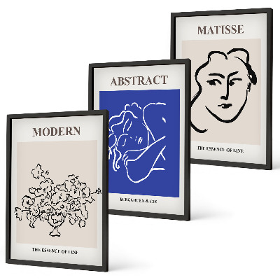 Set tablouri pentru dormitor Posterele moderne ale lui Matisse